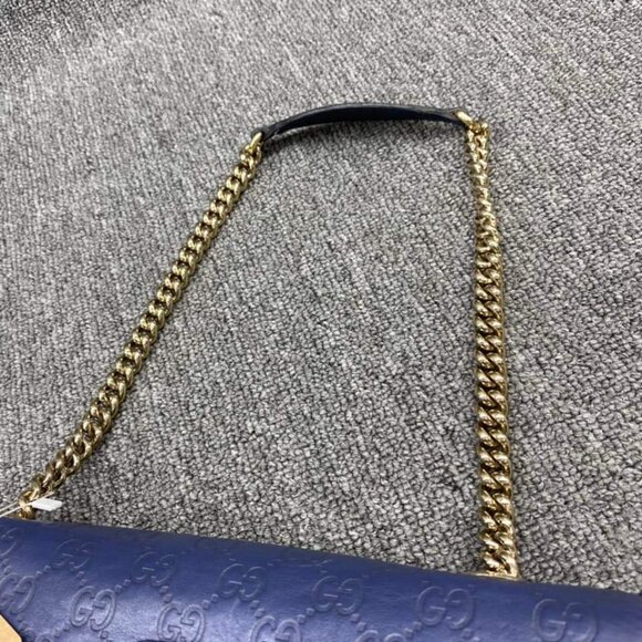 100% Authentic Gucci Emily Guccissima Medium Shoulder Bag - Picture 11 of 15